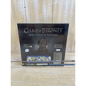 Game of Thrones Mini Puzzle oF Westeros 350+ Pieces & 17 Detailed Bldgs *Sealed
